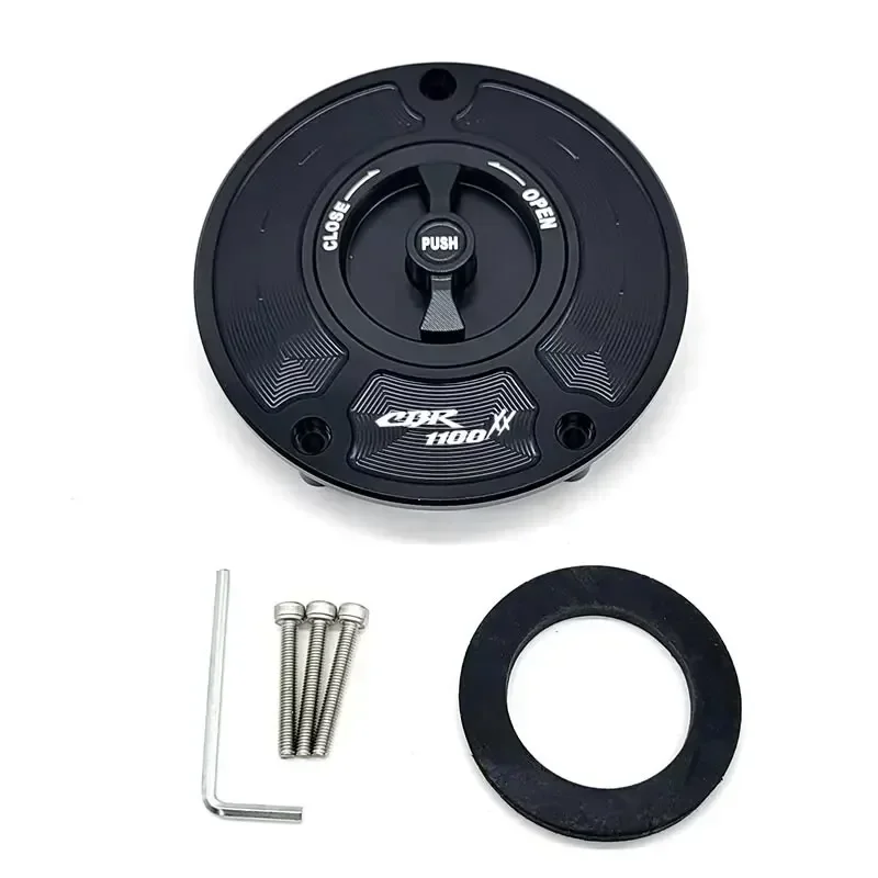 It is suitable for Honda CBR1100XX Blackbird modified aluminum alloy quick-remove fuel tank cap quick-lock quick-open
It is suitable for Honda CBR1100XX Blackbird modified aluminum alloy quick-remove fuel tank cap quick-lock quick-open