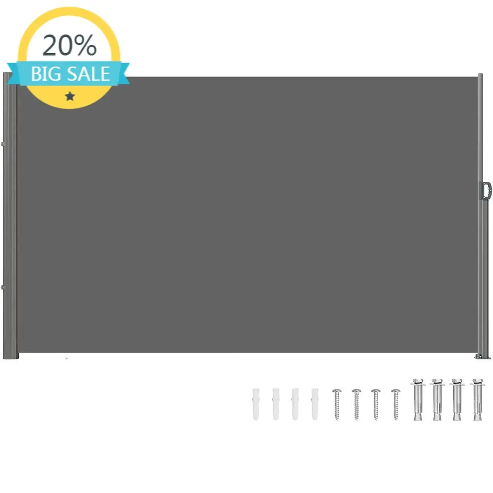 Collapsible Outdoor Awning, UV50+, 63x118, Weather-Resistant Privacy Screen, Room Divider, Windproof, Patio Shade, Backyard, Bal
Collapsible Outdoor Awning, UV50+, 63x118, Weather-Resistant Privacy Screen, Room Divider, Windproof, Patio Shade, Backyard, Bal