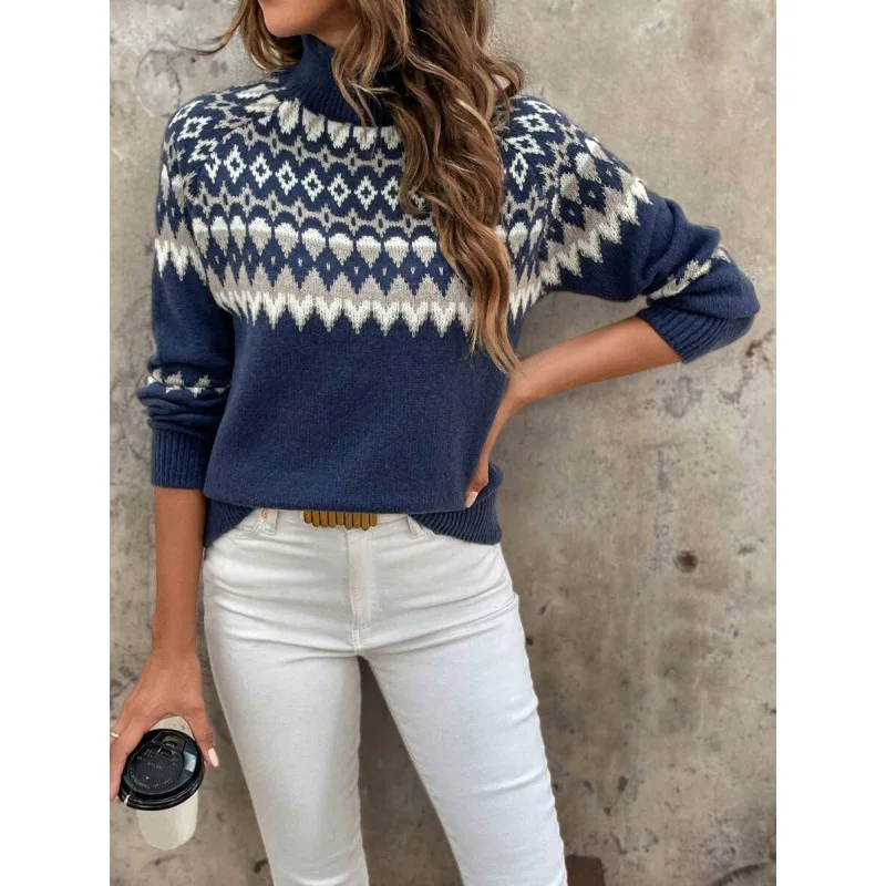 Thick Knit Sweater Coarse Needle Thickened Sweater Cross-Border Winter Warm Women's Knitted Sweater Comfortable Soft Fabric
Thick Knit Sweater Coarse Needle Thickened Sweater Cross-Border Winter Warm Women's Knitted Sweater Comfortable Soft Fabric