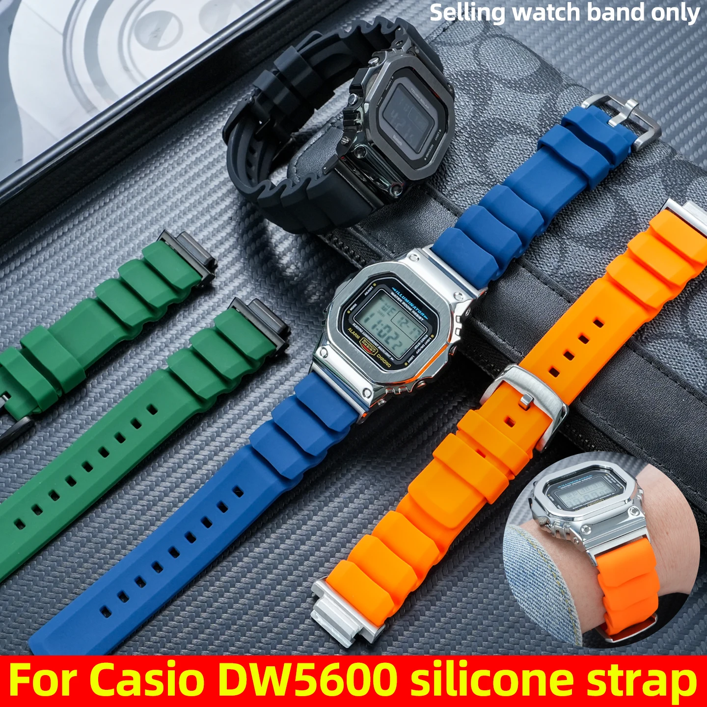 For Casio DW5600 DW-5600 GW-5000 GW-M5610 GW-B5600 GA2100 GA2110 Resin Silicone Watch Strap sports Waterproof Rubber Wristband
For Casio DW5600 DW-5600 GW-5000 GW-M5610 GW-B5600 GA2100 GA2110 Resin Silicone Watch Strap sports Waterproof Rubber Wristband