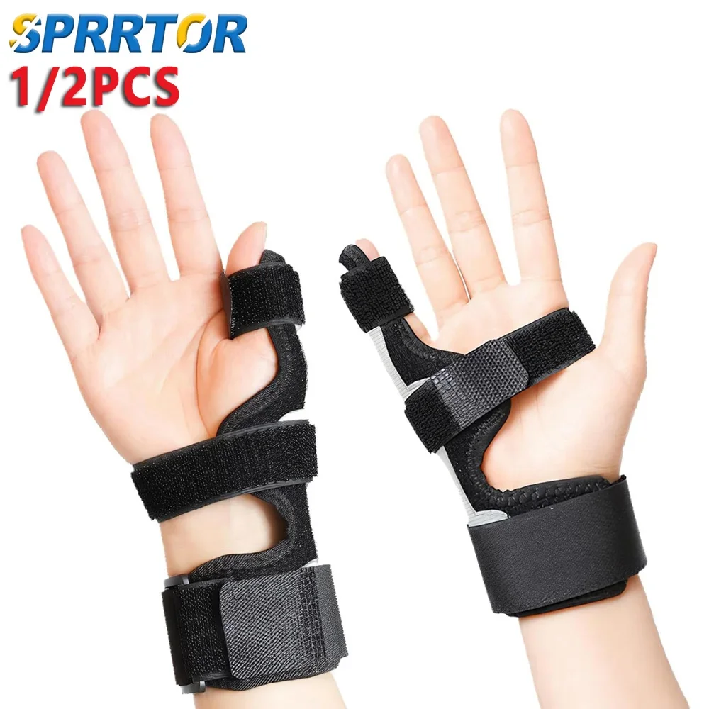 1/2PCS Finger Splint Brace, Adjustable Hand Support Stabilizer, Pain Relief Finger Immobilizer for Broken Fingers, Tendon Injury
1/2PCS Finger Splint Brace, Adjustable Hand Support Stabilizer, Pain Relief Finger Immobilizer for Broken Fingers, Tendon Injury