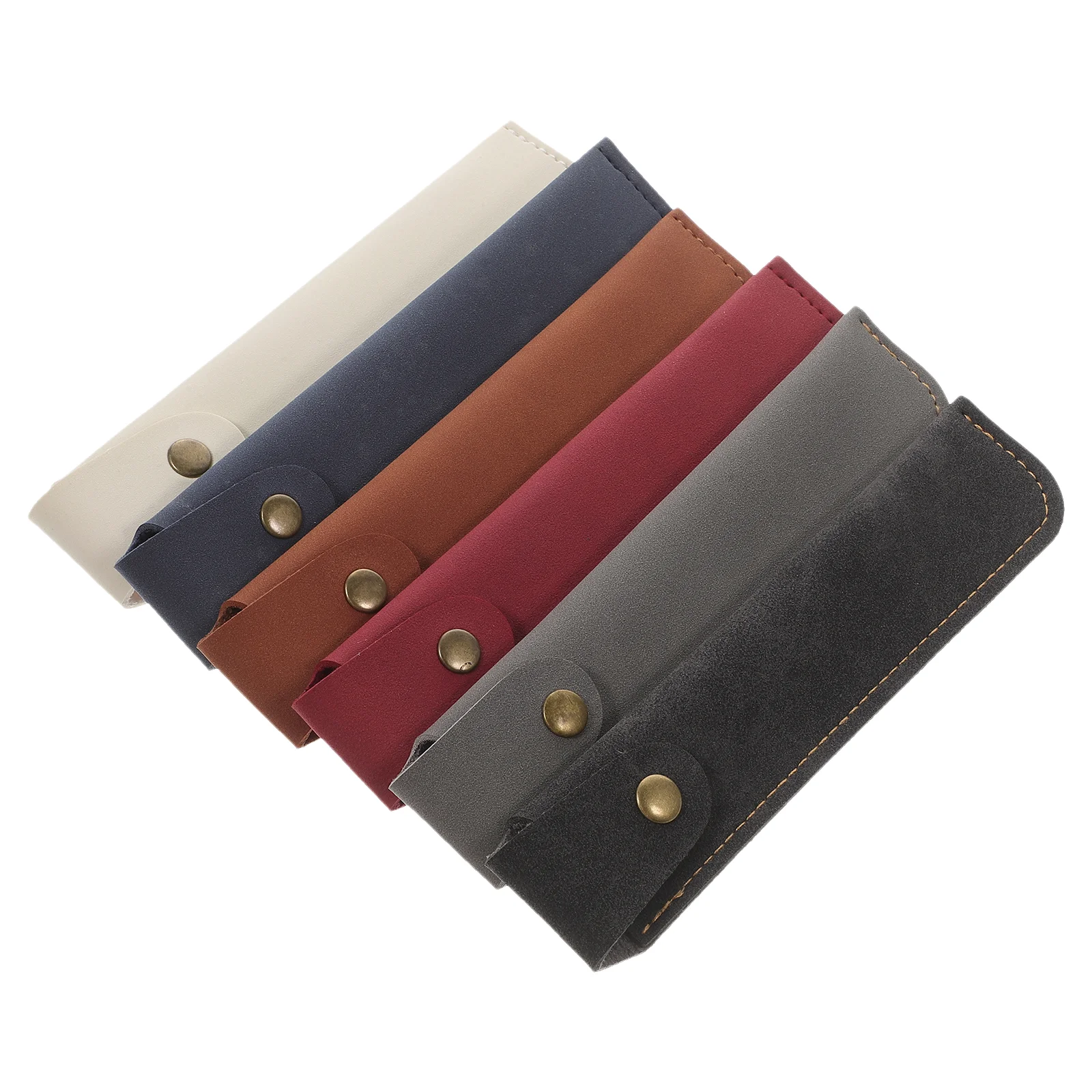 6 Pcs Pen Case Elegant Holder Pencil Fountain Pouch Thicken Single Sleeve Pu Steel
6 Pcs Pen Case Elegant Holder Pencil Fountain Pouch Thicken Single Sleeve Pu Steel