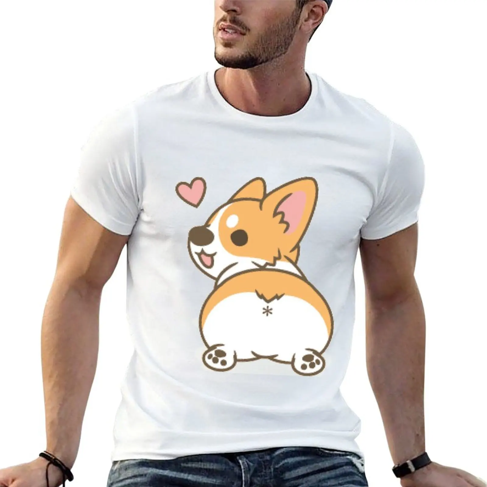 Corgi butt T-Shirt t shirt man casual t shirt man luxury man t shirt cotton high quality T-shirt
Corgi butt T-Shirt t shirt man casual t shirt man luxury man t shirt cotton high quality T-shirt