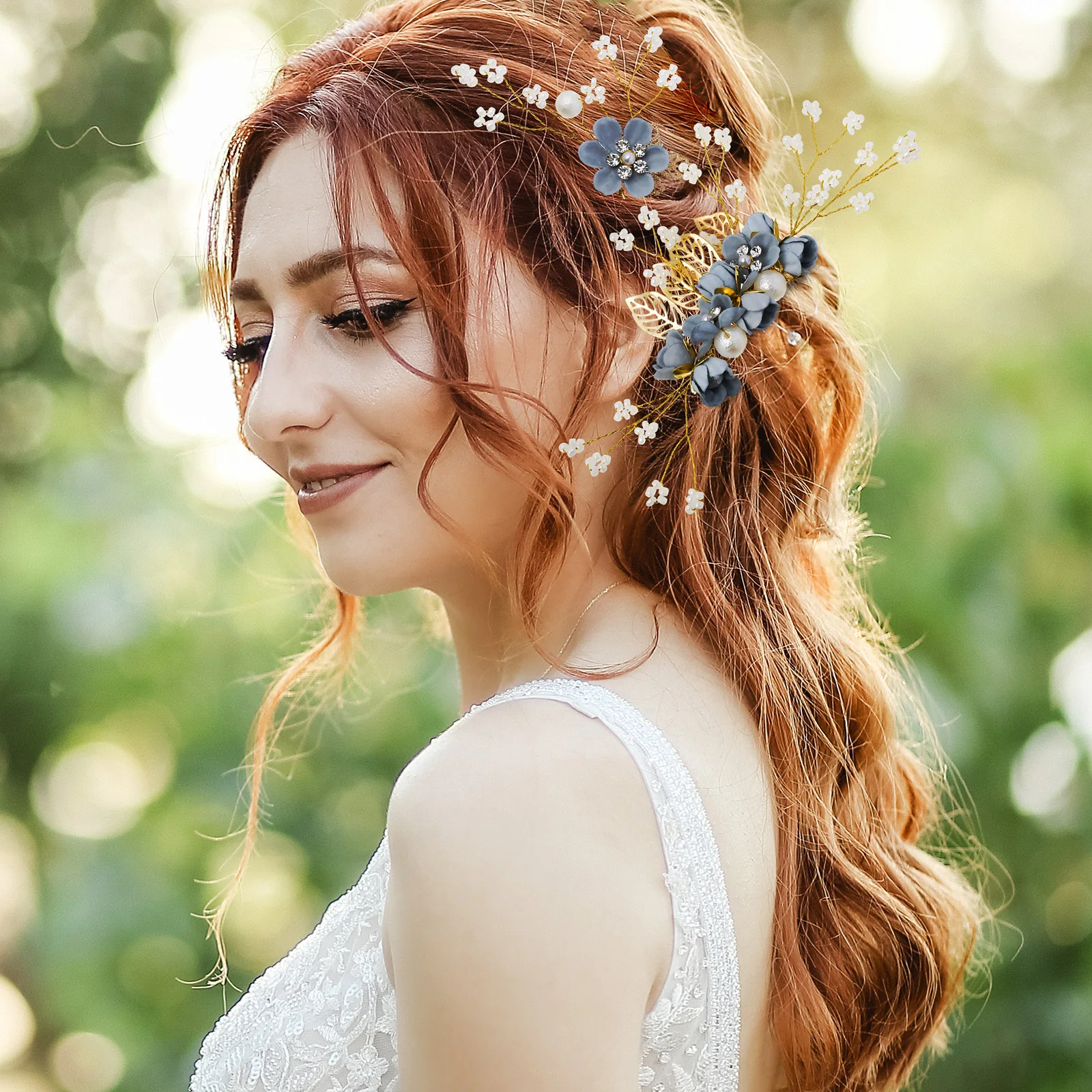 1 set Pearl Hair Combs Rhinestone Flower Pins Wedding Accessories Blue Bridesmaid Side Combs Styling Decorative Hairpins For
1 set Pearl Hair Combs Rhinestone Flower Pins Wedding Accessories Blue Bridesmaid Side Combs Styling Decorative Hairpins For