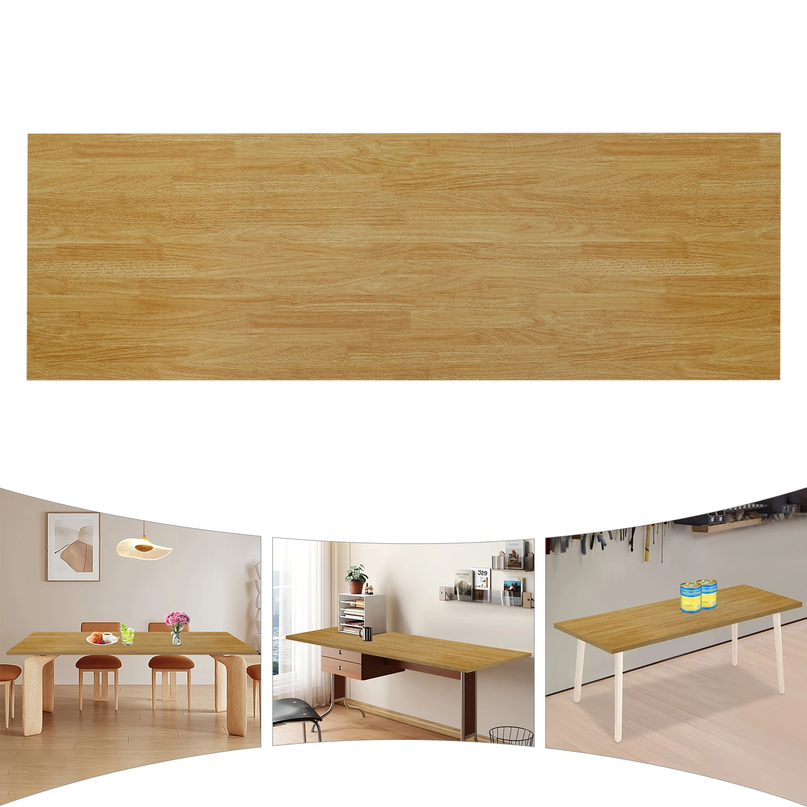 60x180x3.5cm Plywood Tabletop,Wood Color Rectangular Countertop Load 500kg for Kitchens,Living Rooms
60x180x3.5cm Plywood Tabletop,Wood Color Rectangular Countertop Load 500kg for Kitchens,Living Rooms