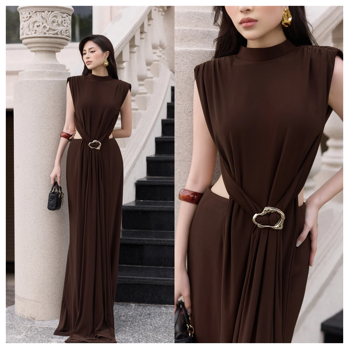 Customized Classic Russet Jersey Evening Dress O-Neck Sleeveless Homecoming Dress Celebrity Gowns Open Back Fashion Modern
Customized Classic Russet Jersey Evening Dress O-Neck Sleeveless Homecoming Dress Celebrity Gowns Open Back Fashion Modern