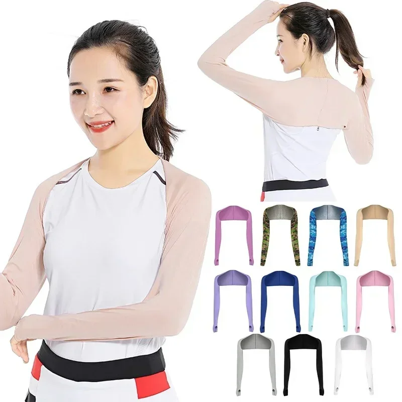 Ladies Shawl Cuff Gloves Golf Shawl Sleeve Ice Silk Sunscreen Sleeve Summer UV Protection Clothing Outdoor Arm Sleeve
Ladies Shawl Cuff Gloves Golf Shawl Sleeve Ice Silk Sunscreen Sleeve Summer UV Protection Clothing Outdoor Arm Sleeve