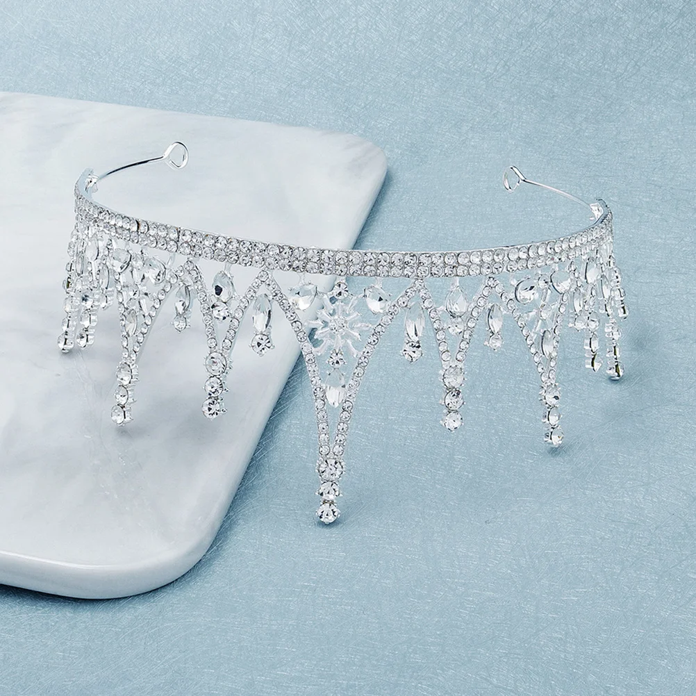 One Size Silver Rhinestone Crown Bridal Hair Accessory Elegant Wedding Banquet Party Prom Rhinestone Crown Bride Hair Hoop
One Size Silver Rhinestone Crown Bridal Hair Accessory Elegant Wedding Banquet Party Prom Rhinestone Crown Bride Hair Hoop