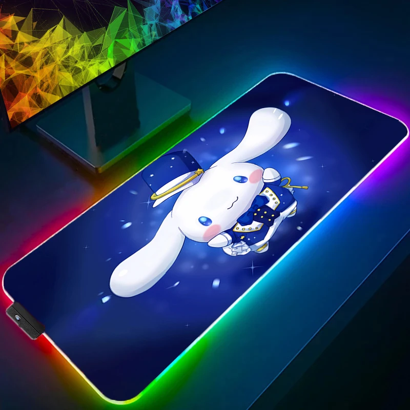 LED Light Desk Mat XXL Computer Mousepad Backlight Keyboard mat Table Mause C-cinnamoroll Gaming Mouse Pad RGB Carpet
LED Light Desk Mat XXL Computer Mousepad Backlight Keyboard mat Table Mause C-cinnamoroll Gaming Mouse Pad RGB Carpet
