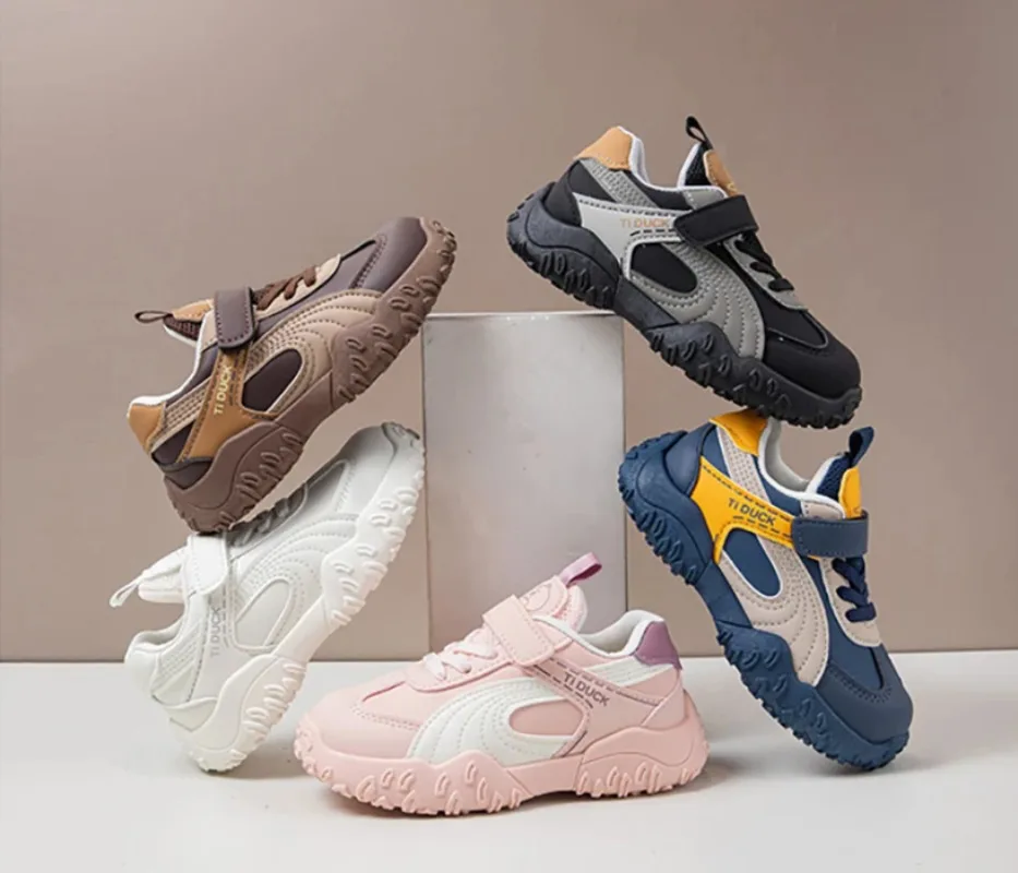 Kids Retro Rugged Sneakers with Adjustable Strap, Anti-collision Toe Cap, Non-slip Thick Sole, Casual Footwear for Boys & Girls
Kids Retro Rugged Sneakers with Adjustable Strap, Anti-collision Toe Cap, Non-slip Thick Sole, Casual Footwear for Boys & Girls