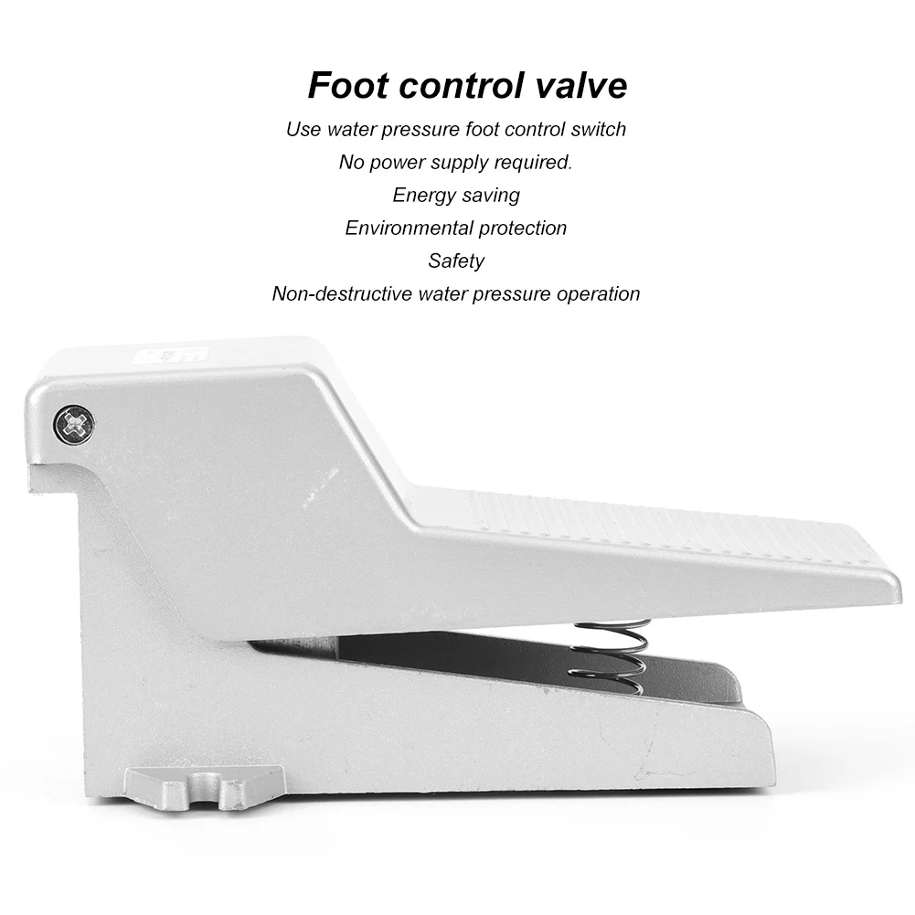 Mechanical Air Valve, Foot Valve Pneumatic Tool Way Aluminum Pedal Durable Directional Direct‑Acting
Mechanical Air Valve, Foot Valve Pneumatic Tool Way Aluminum Pedal Durable Directional Direct‑Acting