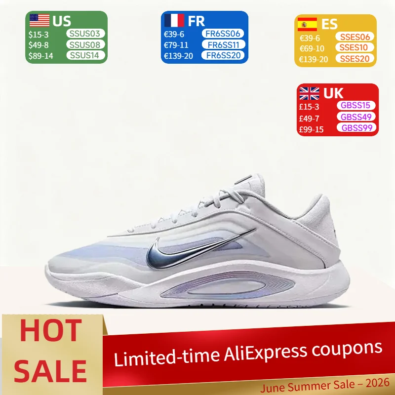 Nike AOne: Minimalist, Comfortable, Cushioned, and Breathable Low-Top Basketball Shoes (Unisex, White and Blue) FZ8606-100
Nike AOne: Minimalist, Comfortable, Cushioned, and Breathable Low-Top Basketball Shoes (Unisex, White and Blue) FZ8606-100