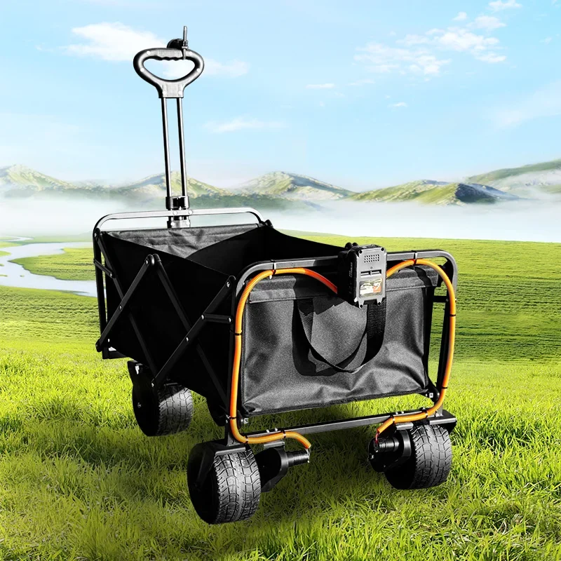 Outdoor Garden Multi-functional Folding Camping Cart Portable Beach Trolley Cart Electric Rechargeable Wagon beach wagon
Outdoor Garden Multi-functional Folding Camping Cart Portable Beach Trolley Cart Electric Rechargeable Wagon beach wagon