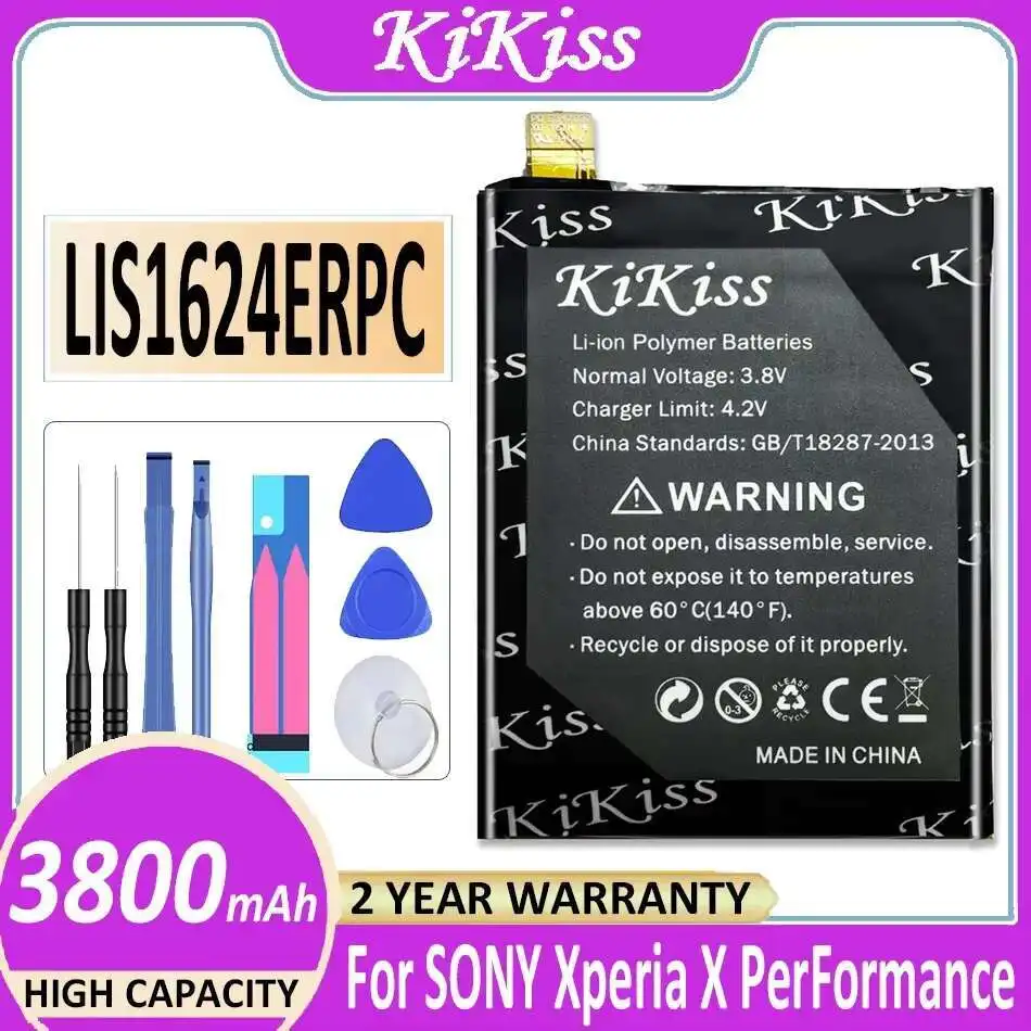 LIS1624ERPC Durable 3800Mah For Sony Xperia X Performance F8132 Long-Lasting Mobile Phone Battery
LIS1624ERPC Durable 3800Mah For Sony Xperia X Performance F8132 Long-Lasting Mobile Phone Battery