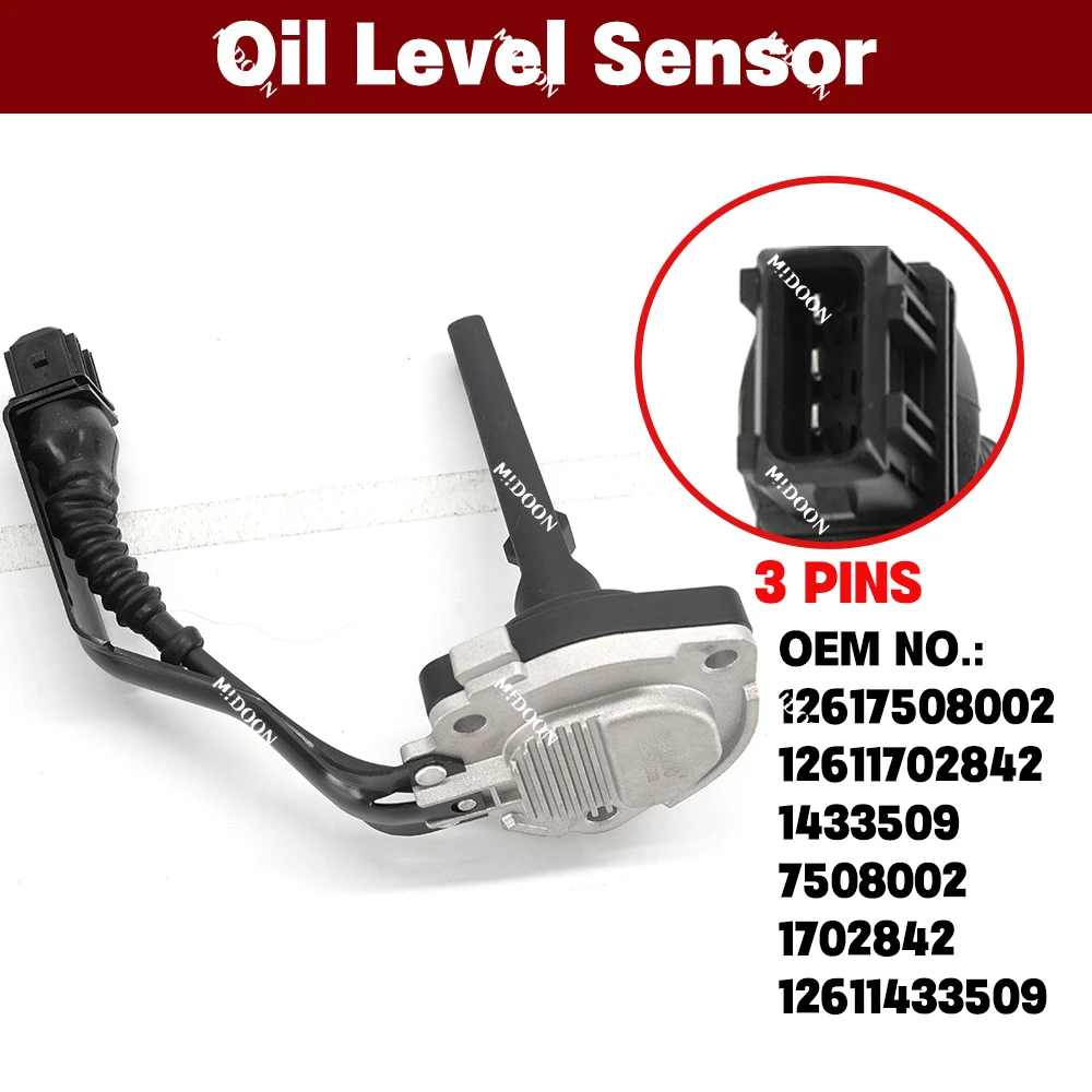 12617508002 Oil Level Sensor Switch For BMW 5 7 E39 520 523 525i E38 728i New 12611702842 1433509 7508002 1702842 12611433509
12617508002 Oil Level Sensor Switch For BMW 5 7 E39 520 523 525i E38 728i New 12611702842 1433509 7508002 1702842 12611433509