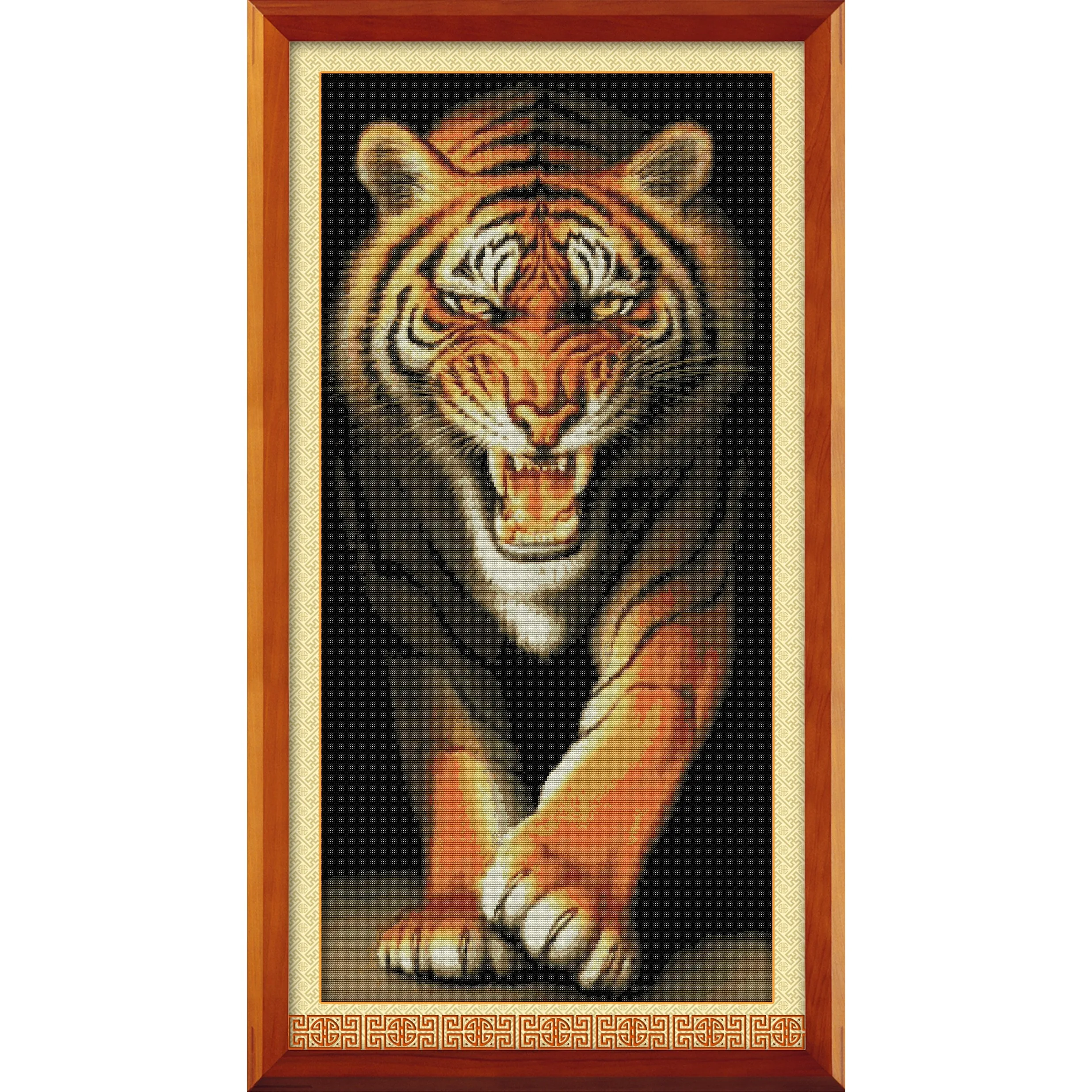 Soulgift News Pre-Printed Cross Stitch Kit, Stamped Aida Fabric with DMC Threads, Embroidery Kit - King of The Monsters
Soulgift News Pre-Printed Cross Stitch Kit, Stamped Aida Fabric with DMC Threads, Embroidery Kit - King of The Monsters