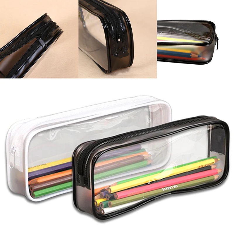 Student PVC Clear Pen Bag Plastic Transparent Pencil Case Zipper Portable Pen Storage Pouch Office Stationery School Supplies
Student PVC Clear Pen Bag Plastic Transparent Pencil Case Zipper Portable Pen Storage Pouch Office Stationery School Supplies