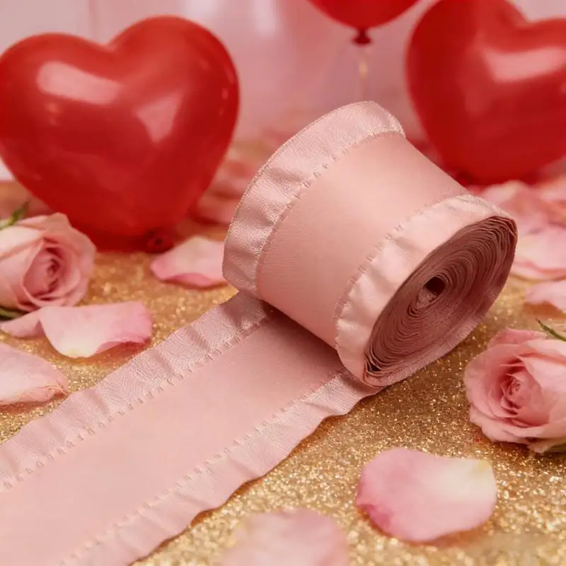 (5Yards/roll) 4cm Skirt Shape Satin Ribbon Hair Bow Gift Wedding Christmas Lace Sewing Accessories Tablecloth Curtain Decoration
(5Yards/roll) 4cm Skirt Shape Satin Ribbon Hair Bow Gift Wedding Christmas Lace Sewing Accessories Tablecloth Curtain Decoration