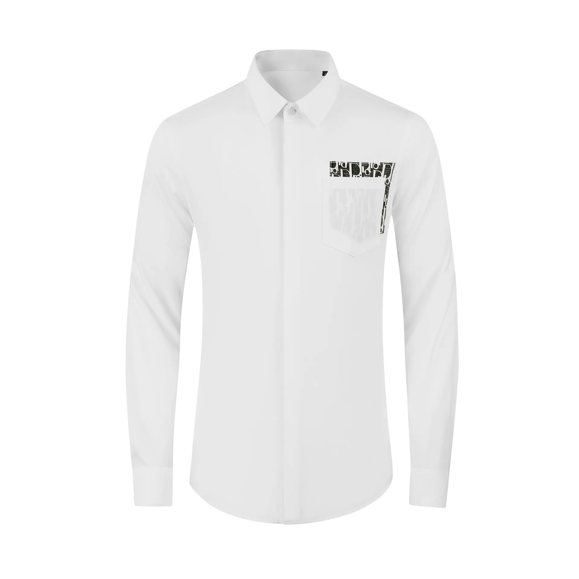 Autumn and Winter New Double Pocket Letter Men's Shirt Slim Fit Classic White Work Exquisite Men's Wear
Autumn and Winter New Double Pocket Letter Men's Shirt Slim Fit Classic White Work Exquisite Men's Wear