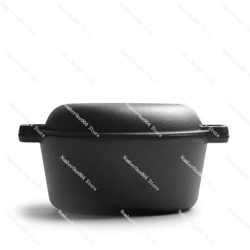 Cast Iron Dutch Oven Dual Use Bread Baking Soup Pot Deep Double-Ear Design Enamel-Free for Healthy Cooking
Cast Iron Dutch Oven Dual Use Bread Baking Soup Pot Deep Double-Ear Design Enamel-Free for Healthy Cooking