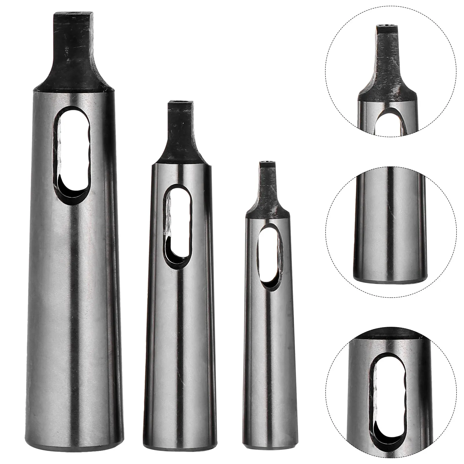 3 Pcs Sleeve Steel Reduction Adapter for Milling Steel Drill Reduction Adapter Sleeve Turret Lathes Drills Reamers
3 Pcs Sleeve Steel Reduction Adapter for Milling Steel Drill Reduction Adapter Sleeve Turret Lathes Drills Reamers