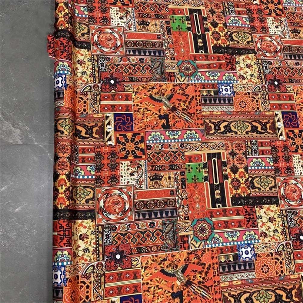 Classic Fashion Stretch Satin Luxury Brand European Style Geometric Pattern Fashion Printing Dyeing Silk Designer Brand Fabric
Classic Fashion Stretch Satin Luxury Brand European Style Geometric Pattern Fashion Printing Dyeing Silk Designer Brand Fabric