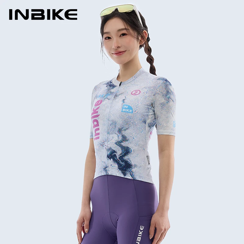 INBIKE New Women Spring Summer Slim Fit Breathable Cycling Jersey Sweat Wicking Road Bike Bicycle Short Sleeve Top with Pockets
INBIKE New Women Spring Summer Slim Fit Breathable Cycling Jersey Sweat Wicking Road Bike Bicycle Short Sleeve Top with Pockets