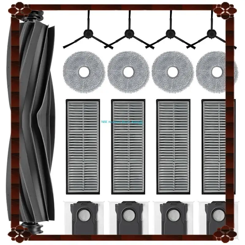 For Dreame X30 Pro Ultra / X30 Pro Plus Main Rubber Brush Mop Pads Hepa Filter Dust Bags Side Brush Durable Easy To Use
For Dreame X30 Pro Ultra / X30 Pro Plus Main Rubber Brush Mop Pads Hepa Filter Dust Bags Side Brush Durable Easy To Use