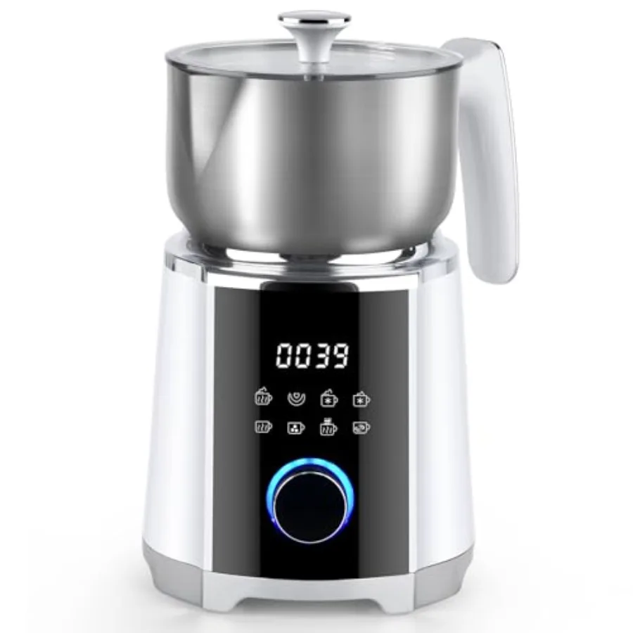 Milk Frother and Steamer, 8 in 1 Detachable Electric Milk Frother, Automatic Warm and Cold Foam Maker, Variable Temperature and
Milk Frother and Steamer, 8 in 1 Detachable Electric Milk Frother, Automatic Warm and Cold Foam Maker, Variable Temperature and