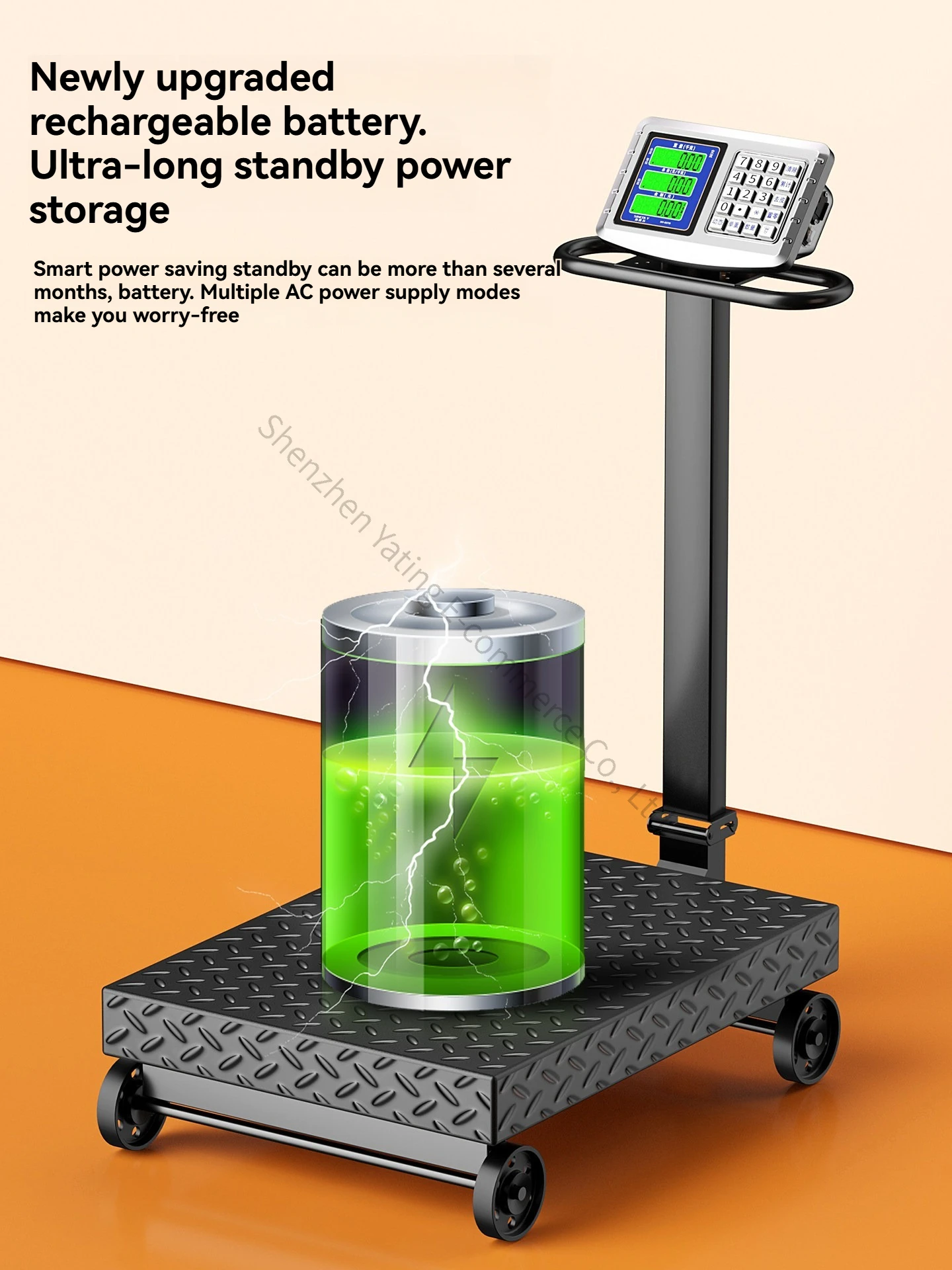 500kg Electronic Scale Wheel Folding Commercial Platform Scale Household Weight Scale, Grain Wholesale Scale
500kg Electronic Scale Wheel Folding Commercial Platform Scale Household Weight Scale, Grain Wholesale Scale