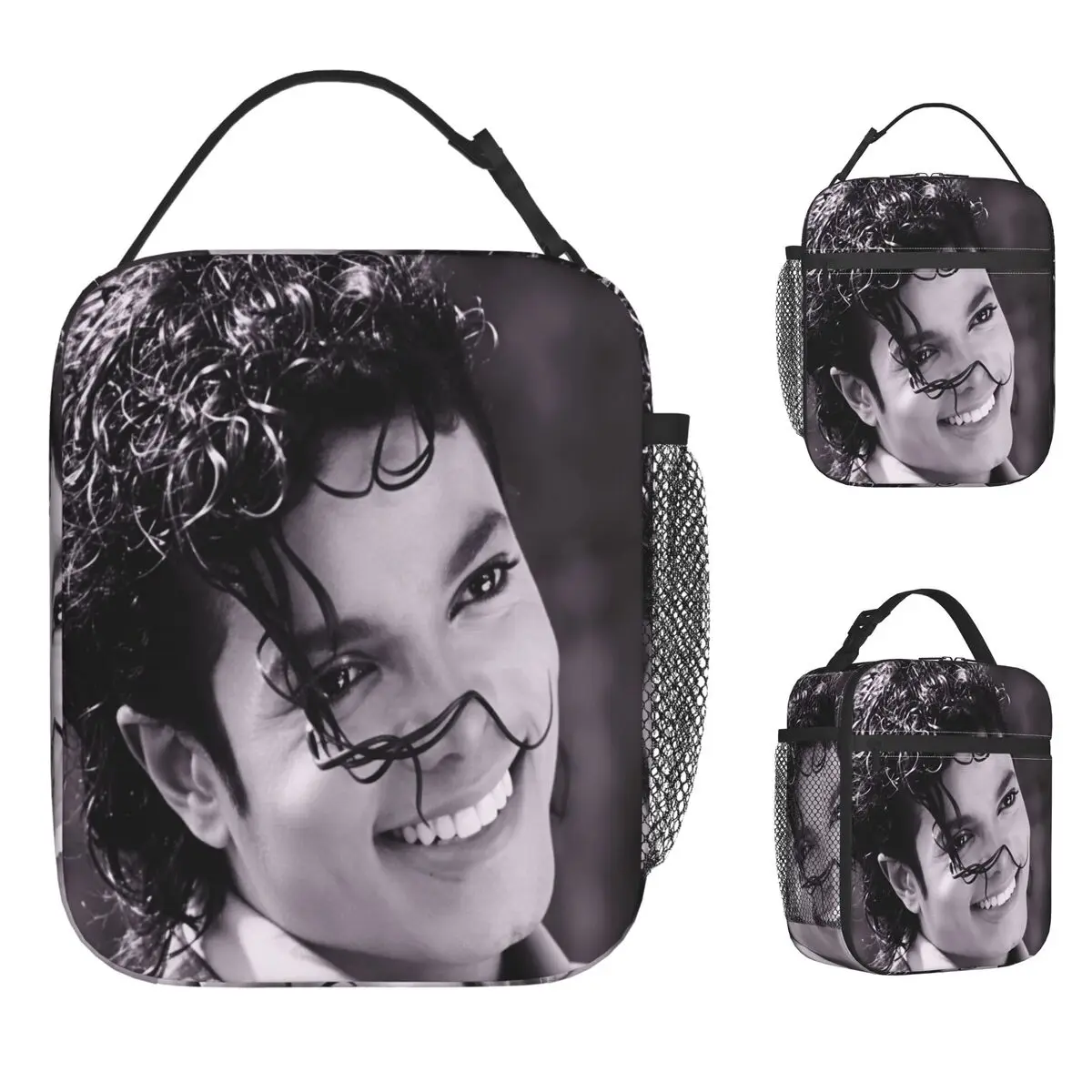 MJ King Of Pop Michael J-jackson Lunch Bag Casual Lunch Box Travel Portable Zipper Thermal Lunch Bags Men Waterproof Cooler Bag
MJ King Of Pop Michael J-jackson Lunch Bag Casual Lunch Box Travel Portable Zipper Thermal Lunch Bags Men Waterproof Cooler Bag