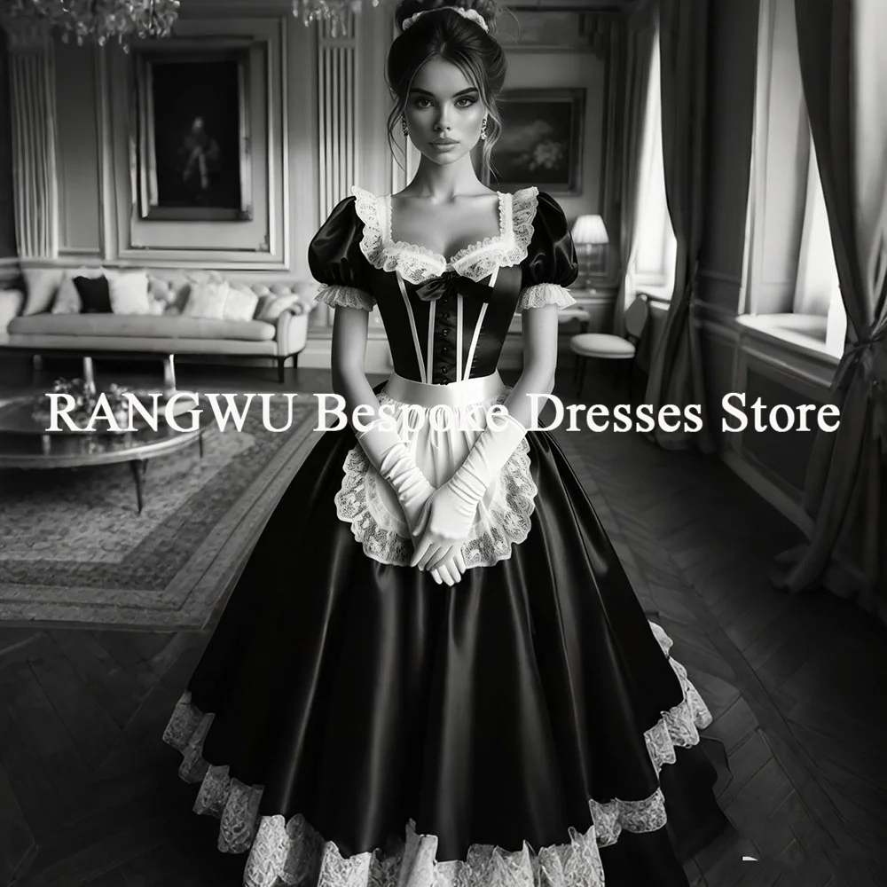 Costume Lolita Black Prom Dress Duchess Shimmery Ruffles Short Sleeve Apron Cosplay Evening Dress Halloween Customized
Costume Lolita Black Prom Dress Duchess Shimmery Ruffles Short Sleeve Apron Cosplay Evening Dress Halloween Customized