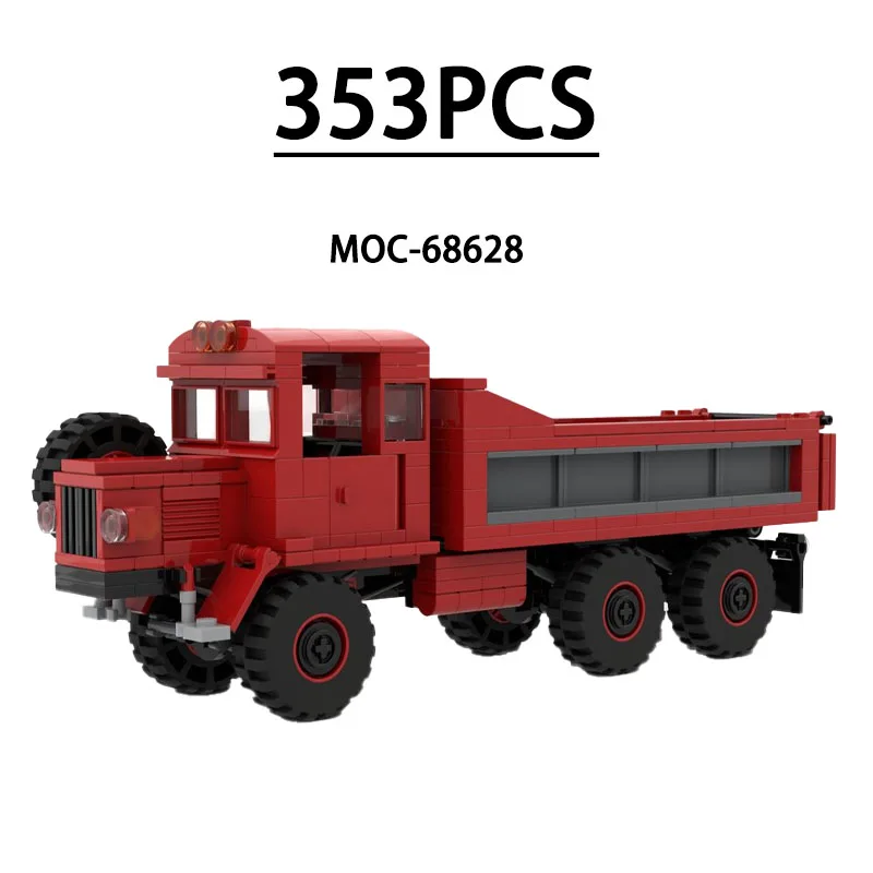 MOC-68628 Building Block Dump Truck Self-Unloading Truck Model 353 Pieces Children Educational Birthday Christmas New Year Gift
MOC-68628 Building Block Dump Truck Self-Unloading Truck Model 353 Pieces Children Educational Birthday Christmas New Year Gift
