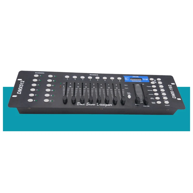 192 консоли Pro Stage Lighting Mixer DMX 512 контроллер DJ Disco Party Led Par Light Beam движущаяся головка настольный светильник 10 шт./лот
192 консоли Pro Stage Lighting Mixer DMX 512 контроллер DJ Disco Party Led Par Light Beam движущаяся головка настольный светильник 10 шт./лот