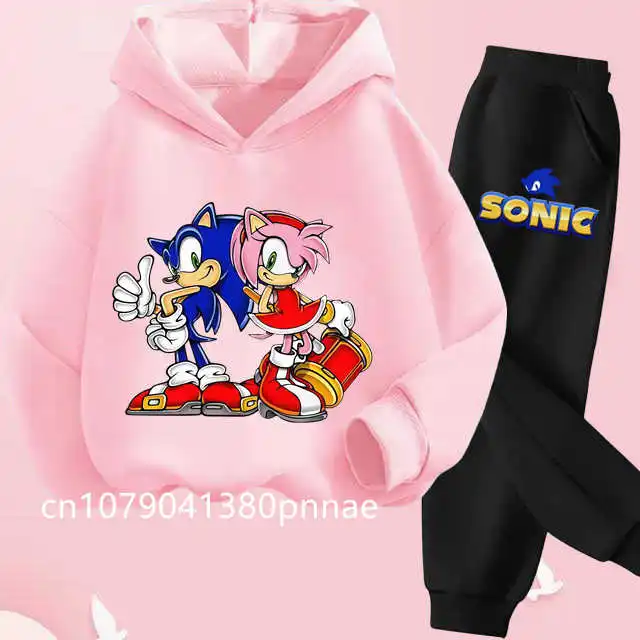 Juvenile Baby Boy Clothes Casual Clothes Cartoon Sonic Hoodies Set Kids Pants 2Pcs Girls Clothing Children Fashion Tracksuit
Juvenile Baby Boy Clothes Casual Clothes Cartoon Sonic Hoodies Set Kids Pants 2Pcs Girls Clothing Children Fashion Tracksuit