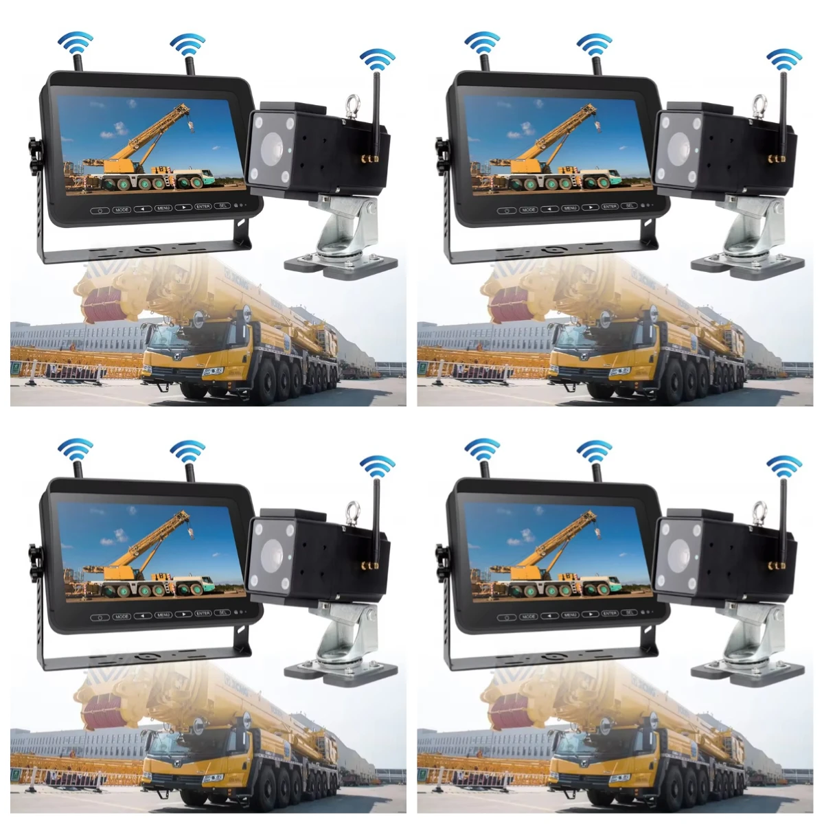 1080p Wireless Crane Blind Spot Monitoring System for Construction AHD Front with Night View Function 1-Year Warranty
1080p Wireless Crane Blind Spot Monitoring System for Construction AHD Front with Night View Function 1-Year Warranty