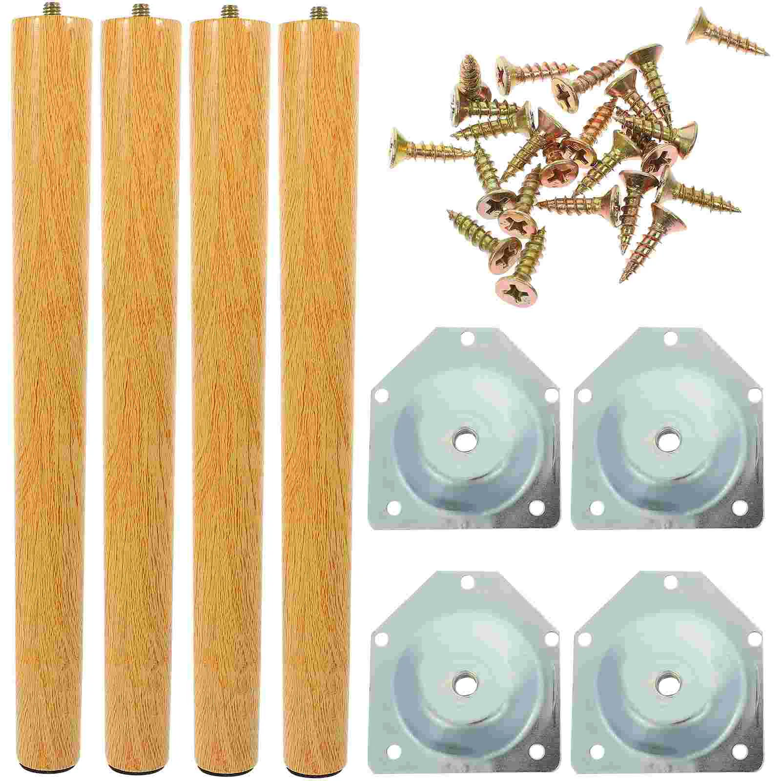 1Set Wooden Table Leg Set Durable Furniture Feet Replacement Legs for Dining Table Chair Dresser and Cabinet
1Set Wooden Table Leg Set Durable Furniture Feet Replacement Legs for Dining Table Chair Dresser and Cabinet