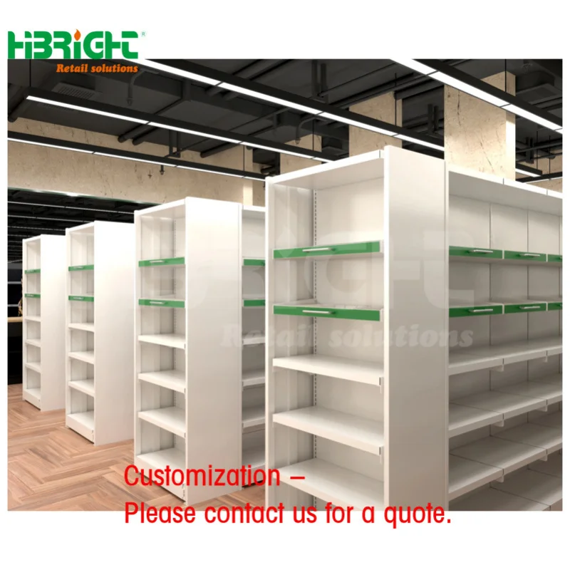 custom.Highbright Heavy-Duty Metal Supermarket Shelves and Medicine Racks One-Stop Service Grocery Layout Design
custom.Highbright Heavy-Duty Metal Supermarket Shelves and Medicine Racks One-Stop Service Grocery Layout Design