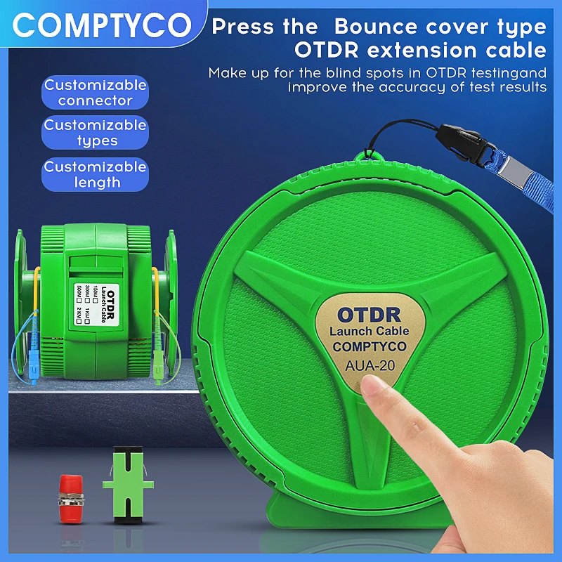 1KM OTDR Launch Cable Single Mode Optical Time Domain Reflectometer Fiber Test Extension Line Dead Zone Eliminator SCUPC SCAPC
1KM OTDR Launch Cable Single Mode Optical Time Domain Reflectometer Fiber Test Extension Line Dead Zone Eliminator SCUPC SCAPC