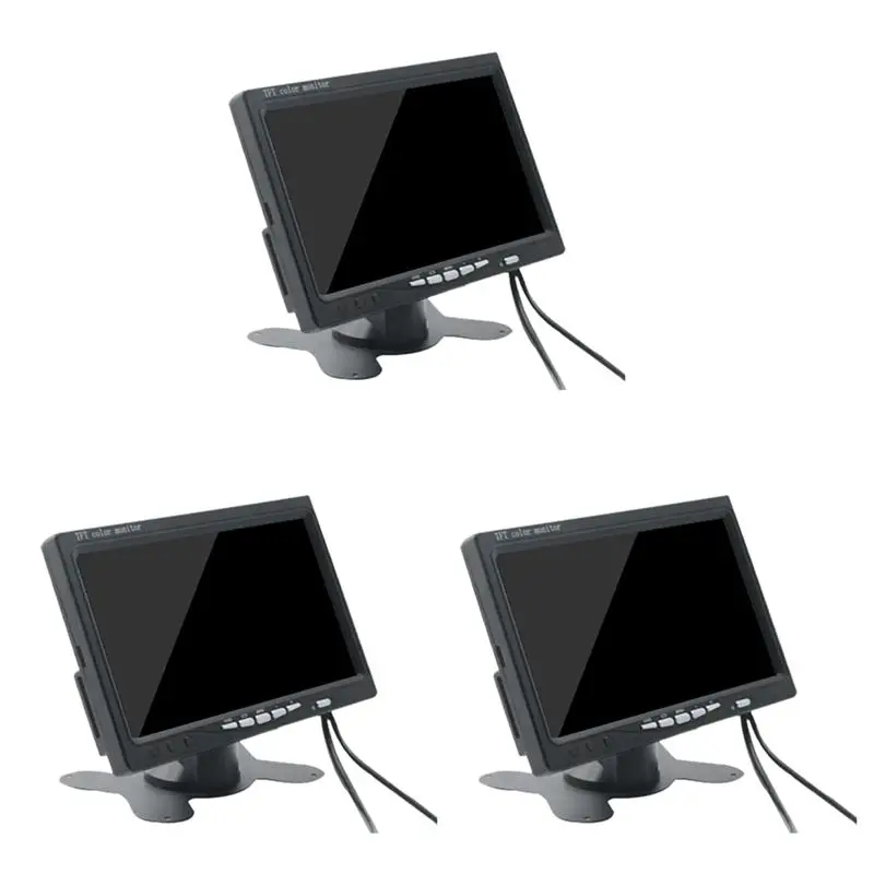 3X Mini TV 7 Inch HD Monitor 800X480 Portable Car LCD Screens On DVD/CMMB Two Input For Passenger Cars Trucks
3X Mini TV 7 Inch HD Monitor 800X480 Portable Car LCD Screens On DVD/CMMB Two Input For Passenger Cars Trucks