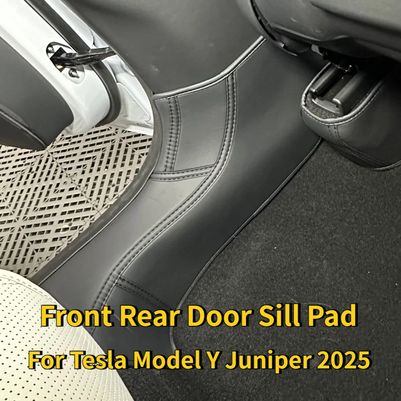For Tesla Model Y Juniper 2025 Front Rear Door Sill Pad Nappa Leather Door Welcome Pedal Threshold Strip Protective Accessories
For Tesla Model Y Juniper 2025 Front Rear Door Sill Pad Nappa Leather Door Welcome Pedal Threshold Strip Protective Accessories