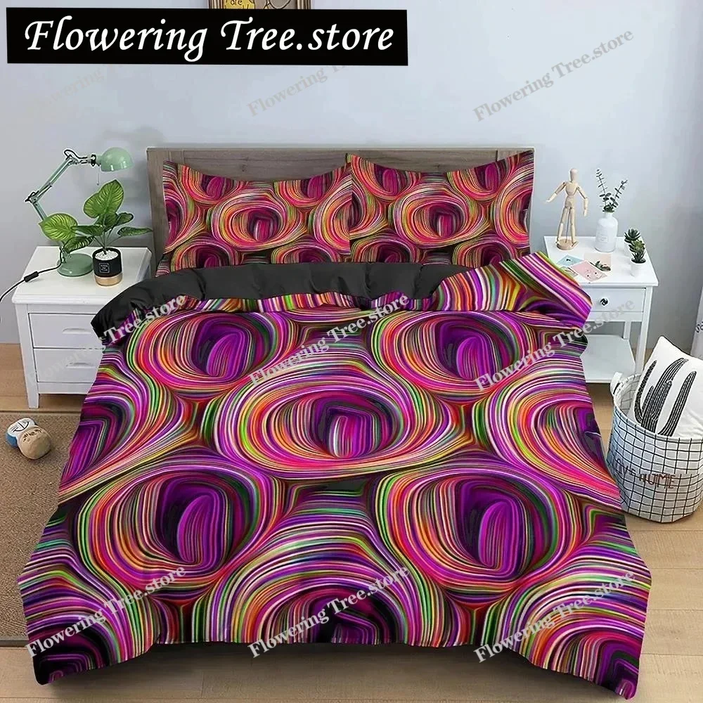Geometric 3D Printed Bedding Set Soft Single King Queen Double Psychedelic 3D Abstract Duvet Cover Polyester Quilt Covers
Geometric 3D Printed Bedding Set Soft Single King Queen Double Psychedelic 3D Abstract Duvet Cover Polyester Quilt Covers