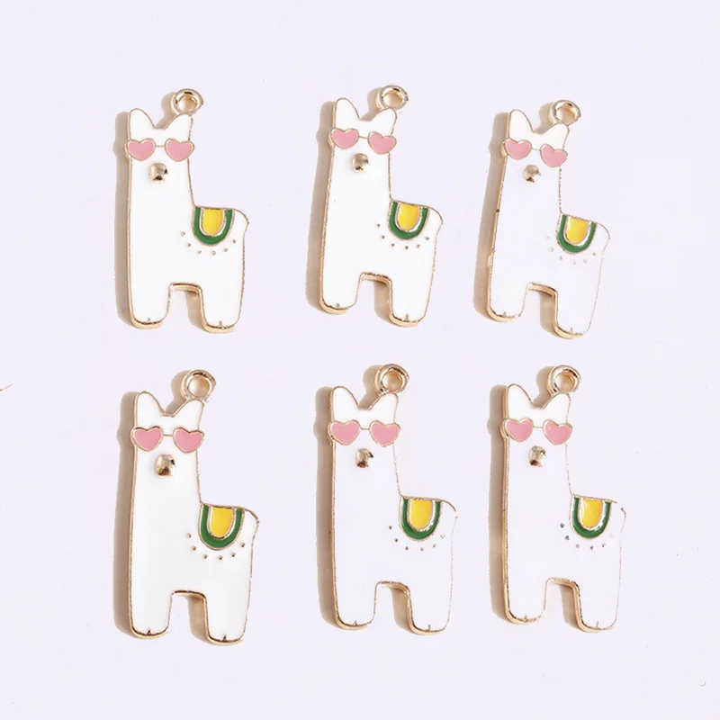 Duarte 20Pcs/Lot Cartoon Animal Charms Enamel Alpaca Charms for Jewelry Making Earrings Pendants Necklaces DIY Crafts Supplies
Duarte 20Pcs/Lot Cartoon Animal Charms Enamel Alpaca Charms for Jewelry Making Earrings Pendants Necklaces DIY Crafts Supplies