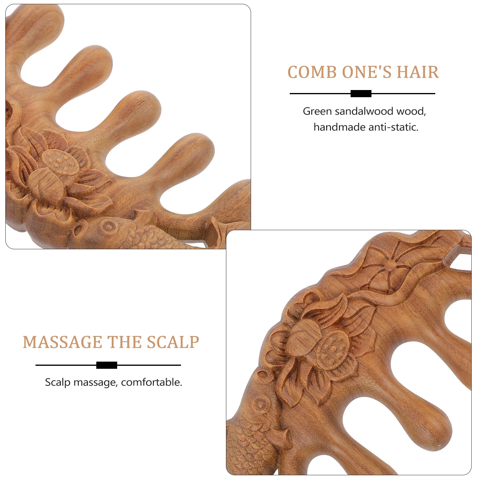 1Pcs Meridian Massage Comb Premium Verawood Hair Detangling Tool for Scalp Blood Circulation and Headache Relief
1Pcs Meridian Massage Comb Premium Verawood Hair Detangling Tool for Scalp Blood Circulation and Headache Relief