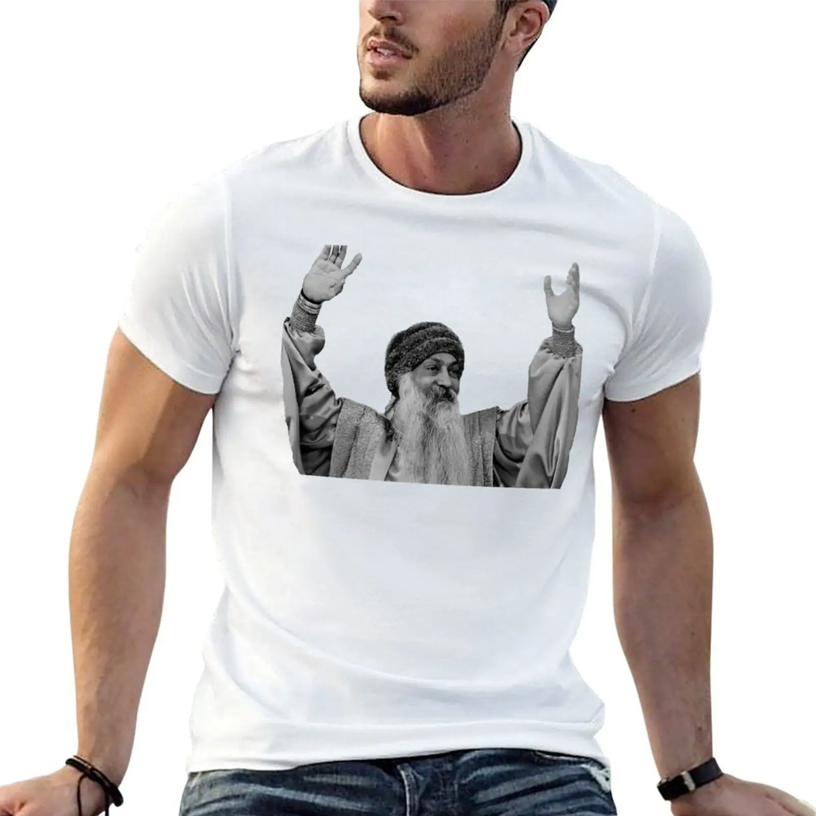 Bhagwan Rajneesh Hands Up T-Shirt t shirt custom print man t shirt heavy cotton anime t shirts oversize T-shirt
Bhagwan Rajneesh Hands Up T-Shirt t shirt custom print man t shirt heavy cotton anime t shirts oversize T-shirt