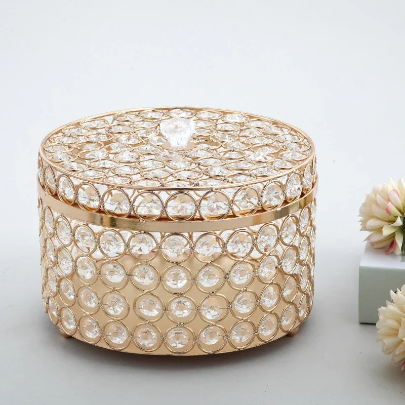 Crystal Round Tray European Bowel Metal Jars Tableware Storage Dinnerware Dessert Display Jewelry Box Home Decoration
Crystal Round Tray European Bowel Metal Jars Tableware Storage Dinnerware Dessert Display Jewelry Box Home Decoration