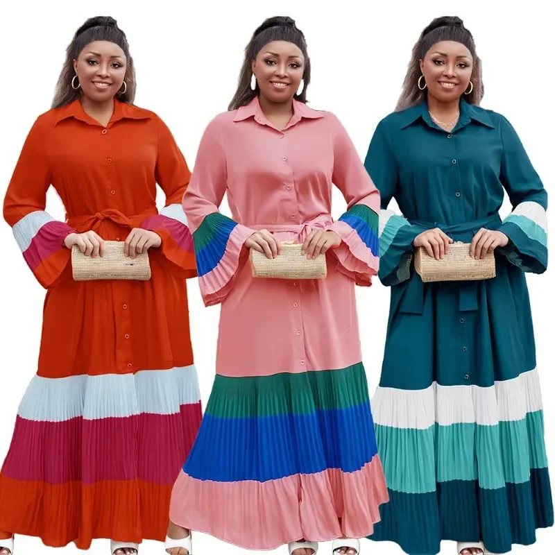 Dashiki African Dresses for Women Summer African Long Sleeve V-neck Patchwork Long Maxi Dress Outfits Ankara Dresses 2025
Dashiki African Dresses for Women Summer African Long Sleeve V-neck Patchwork Long Maxi Dress Outfits Ankara Dresses 2025
