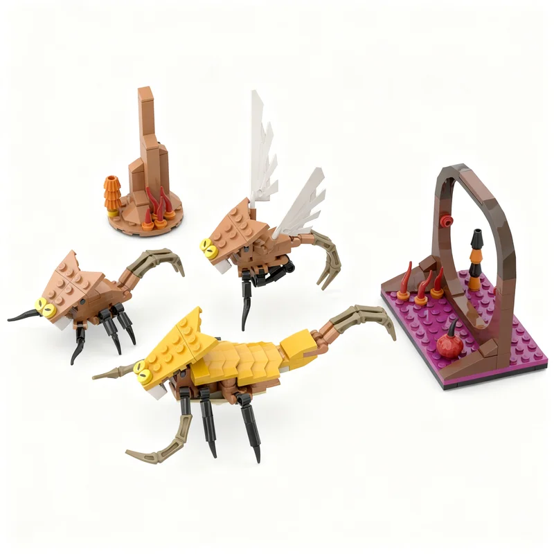225PCS MOC Hero Movie Mutant Vs Brood Model Collectible Display DIY Creative Building Blocks Home Decor Gift Blocks Display Gift
225PCS MOC Hero Movie Mutant Vs Brood Model Collectible Display DIY Creative Building Blocks Home Decor Gift Blocks Display Gift