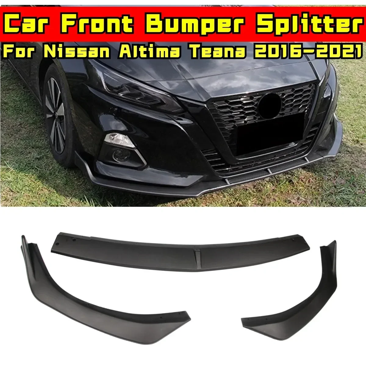 Altima Teana Front Bumper Lip Matte Black Sport Style Front Bumper Spoiler For Nissan Altima Teana 2016-2021 Car Accessories
Altima Teana Front Bumper Lip Matte Black Sport Style Front Bumper Spoiler For Nissan Altima Teana 2016-2021 Car Accessories