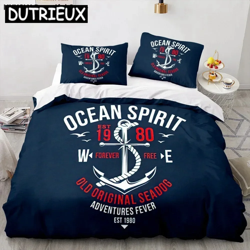 Ship Anchor Nautical 3D Duvet Cover Sea Pillowcases Quilt Cover Home Decor Gift Fashion Twin Queen King Polylester Bedding Set
Ship Anchor Nautical 3D Duvet Cover Sea Pillowcases Quilt Cover Home Decor Gift Fashion Twin Queen King Polylester Bedding Set